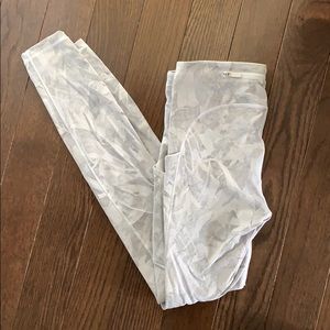 Lululemon white snake print leggings